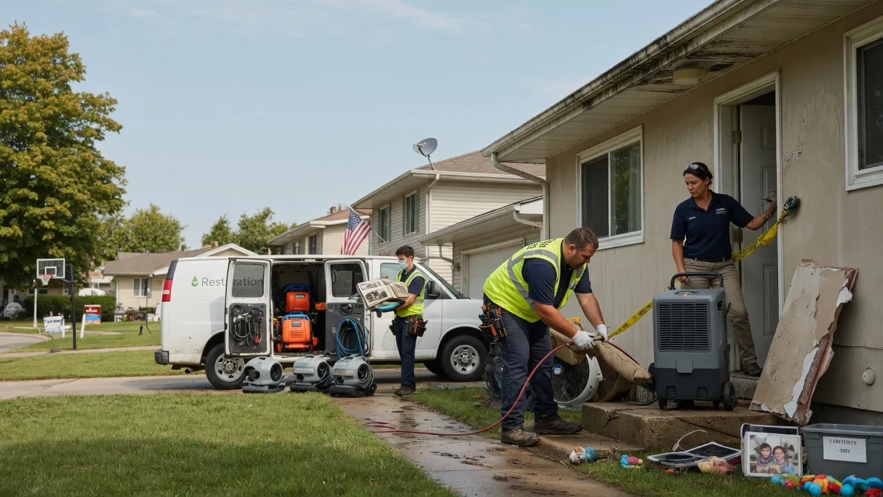 Water Damage Restoration in Farmersburg, IN near me